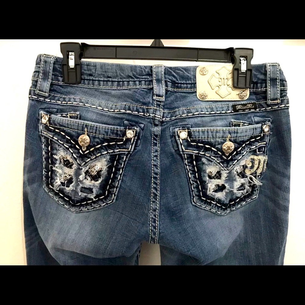 Miss me Jeans Easy Boot Mid-Rise Sz 28